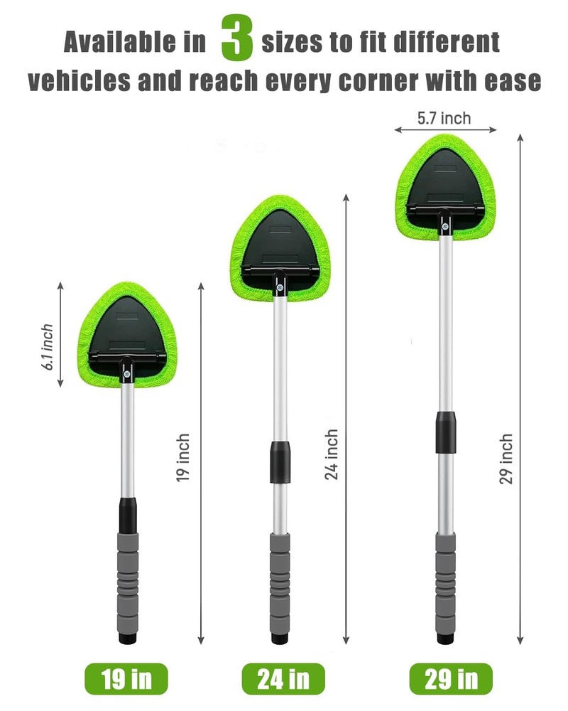 XINDELL Windshield Cleaner Tool Extendable Car Window Cleaning Kit