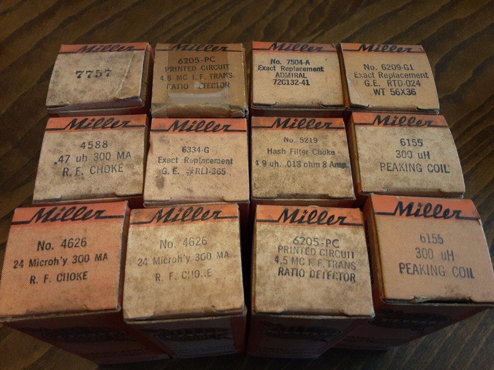 NOS Miller Rf Choke Coil  12pc