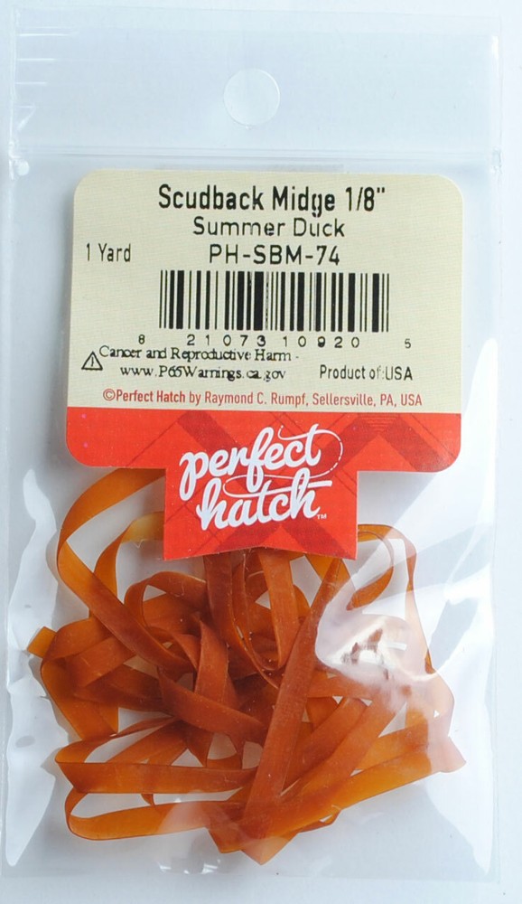 Perfect Hatch Scudback Midge 1/8" for Fly Tying