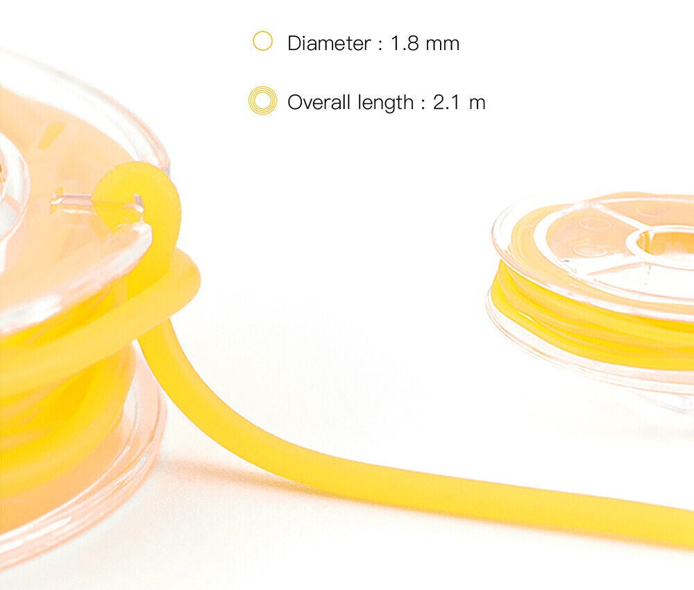 Dental Stabilizing Cord Medium Wedge Clamp Elastic Sheet 2.1m Rubber Stabilizing