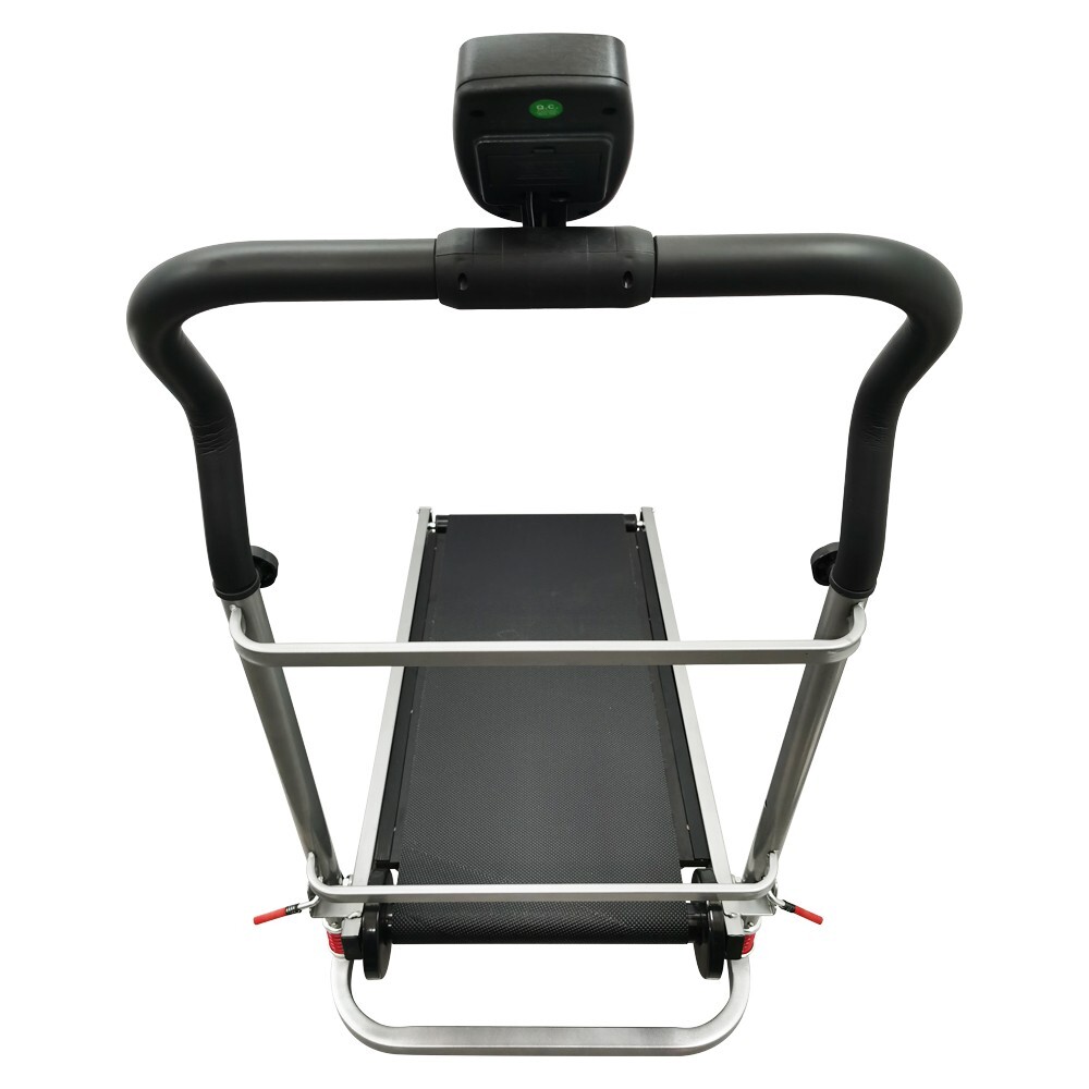 Foldable Mechanical Treadmill Walking Exercise Machine for Home Max Load 242.5LB