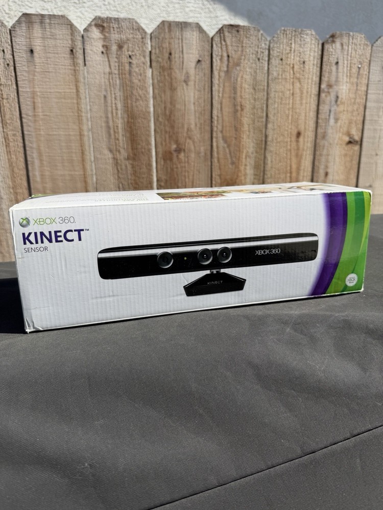 Microsoft Xbox 360 Kinect Motion Sensor Wired Black Xbox 360 No Games