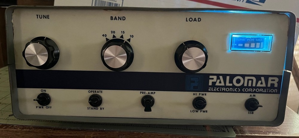 RF Linear Amplifier Palomar 300 A - No Transformer - With tubes