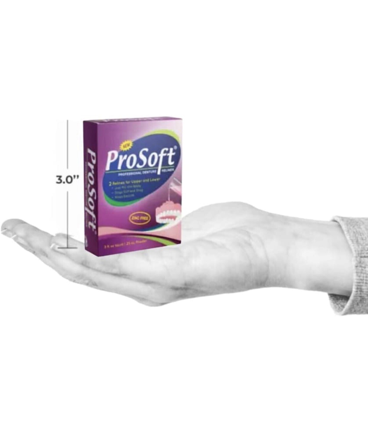 Soft Denture Reline Kit! Durable Liner! Repair Loose Dentures! ProSoft Reliner!