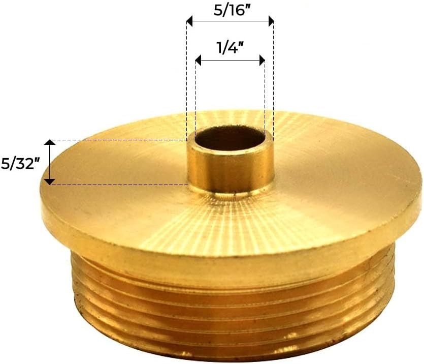 Precision 5/16 Inch Brass Router Template Guide for Dovetailing & Pattern Work