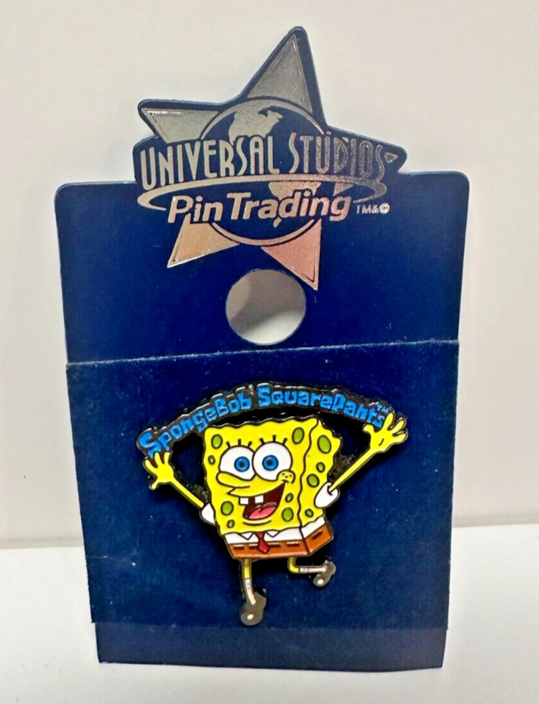SpongeBob Square Pants Universal Studios Pin Trading Moveable Legs Sponge Bob