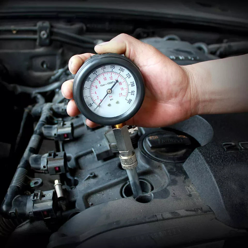 Gas Engine Cylinder Compression Tester Gauge Diagnostic Testing Tool Motorcycle