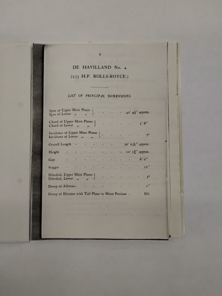 DeHavilland No. 4 (275 H.P. Rolls-Royce) Rigging Notes-Copy
