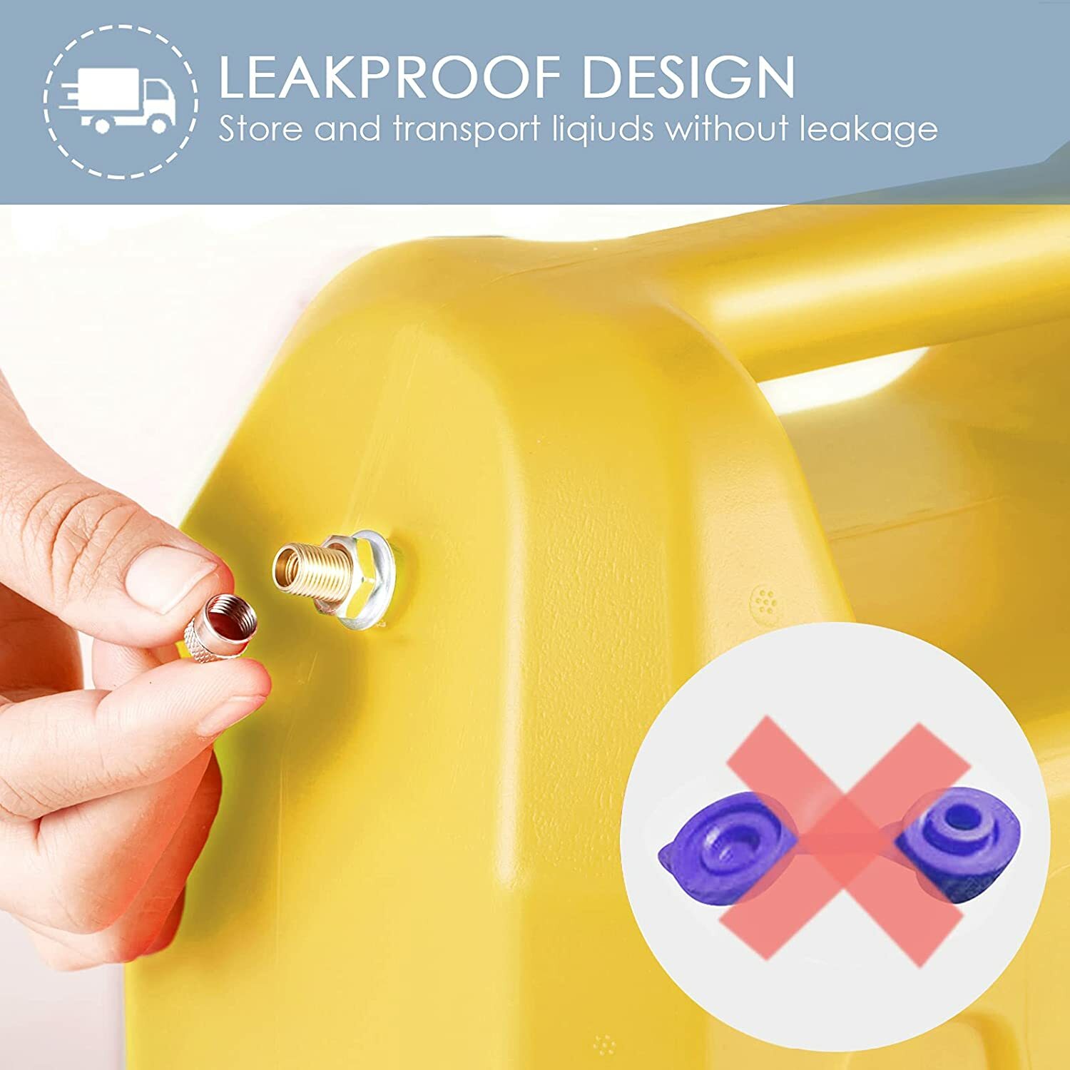 10 PCS Fuel Gas Can Jug Vent Caps For Gas Fuel Water Can to Allow Faster Flowing