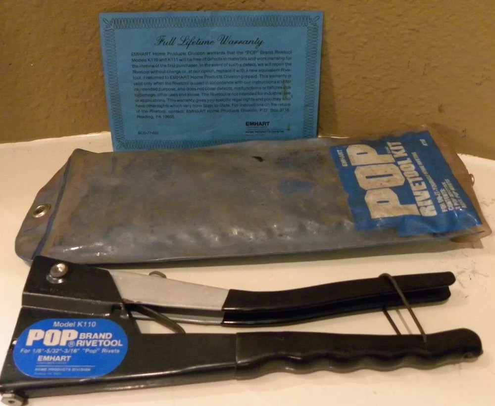 K112 Emhart Pop Rivet Tool Kit