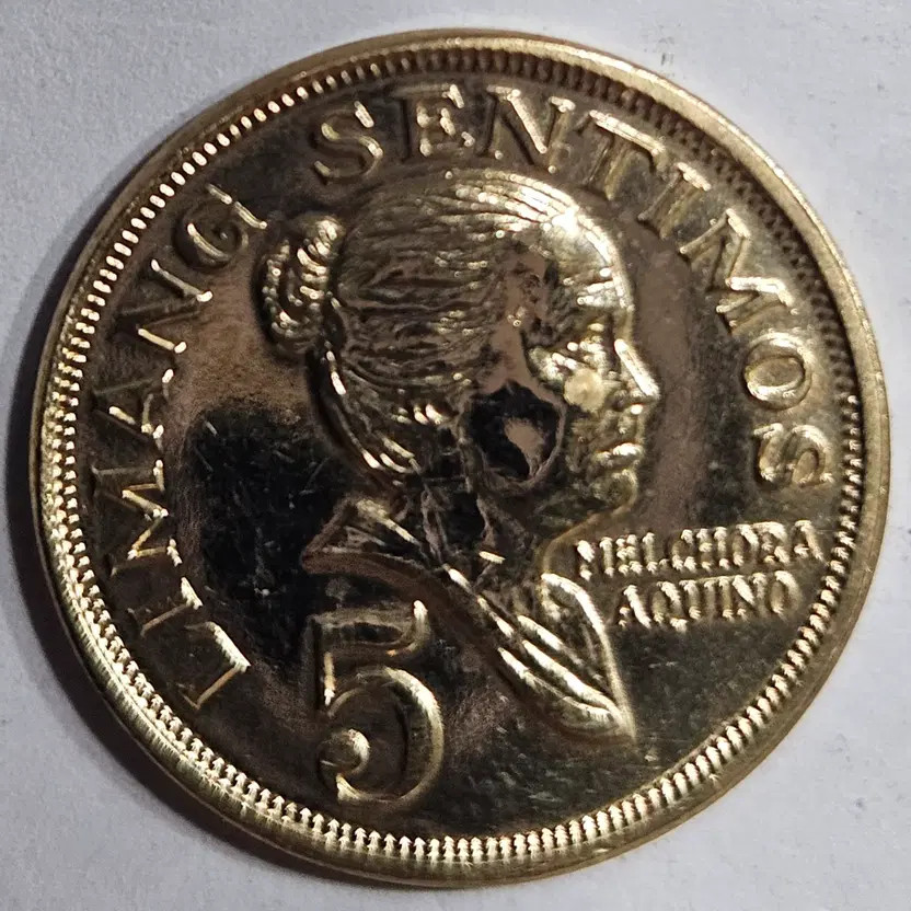 1973 Philippines 5 Centimos Coin Official