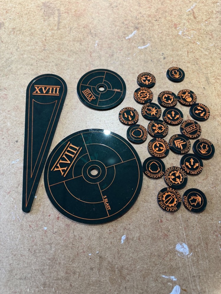 Warhammer - Horus Heresy - Salamanders template set