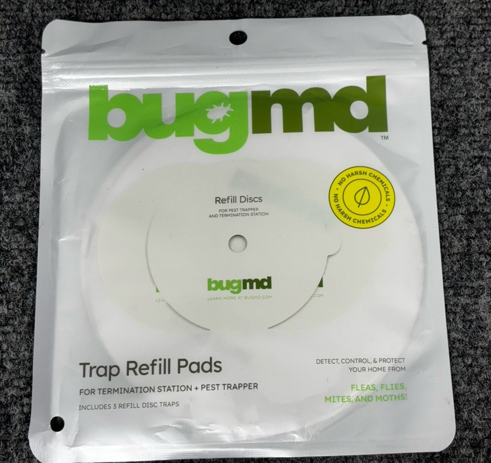 BugMD Flea Trap Refill Disc - Pest Trapper, Traps Pest Control