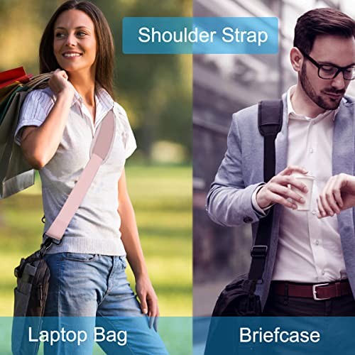 Shoulder Strap, Durable 55" Universal Replacement Laptop Shoulder Strap, Pink