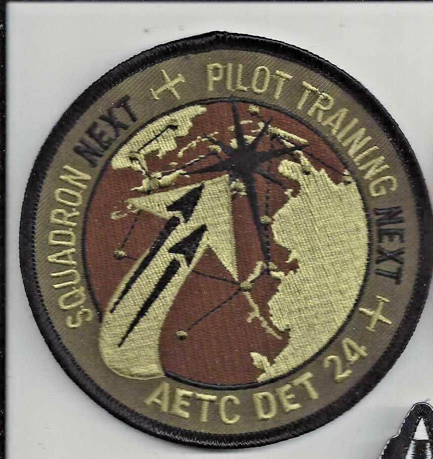 PATCH USAF 24TH FTS AETC DET 24 RANDOLPH AFB OCP