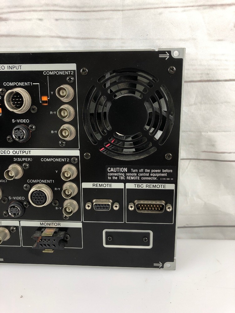 Sony PVW-2800 Betacam Recorder Audio Input Panel