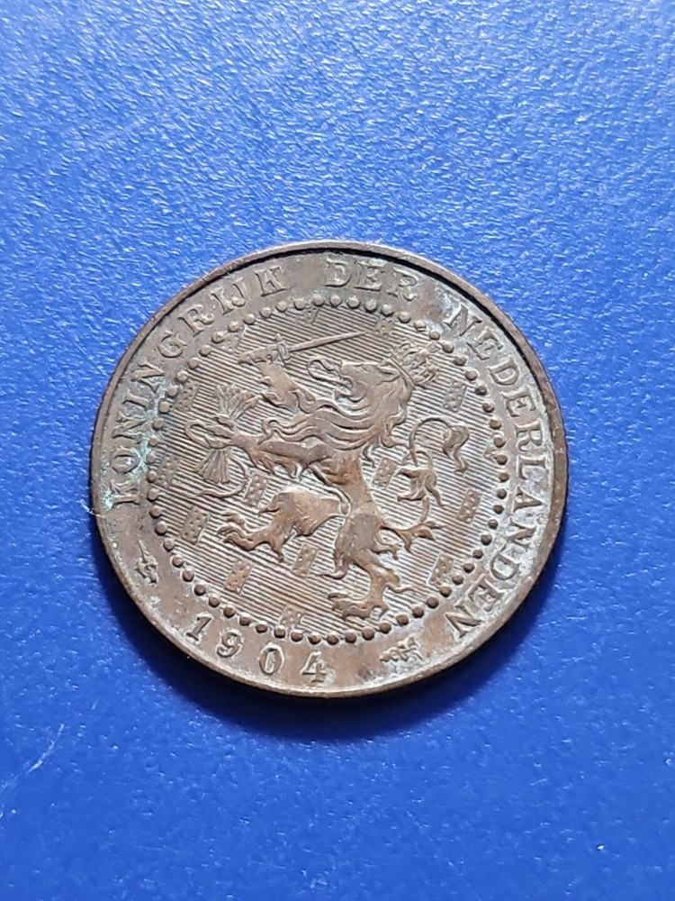 1904 Netherlands 1 cent  (KM.#132)