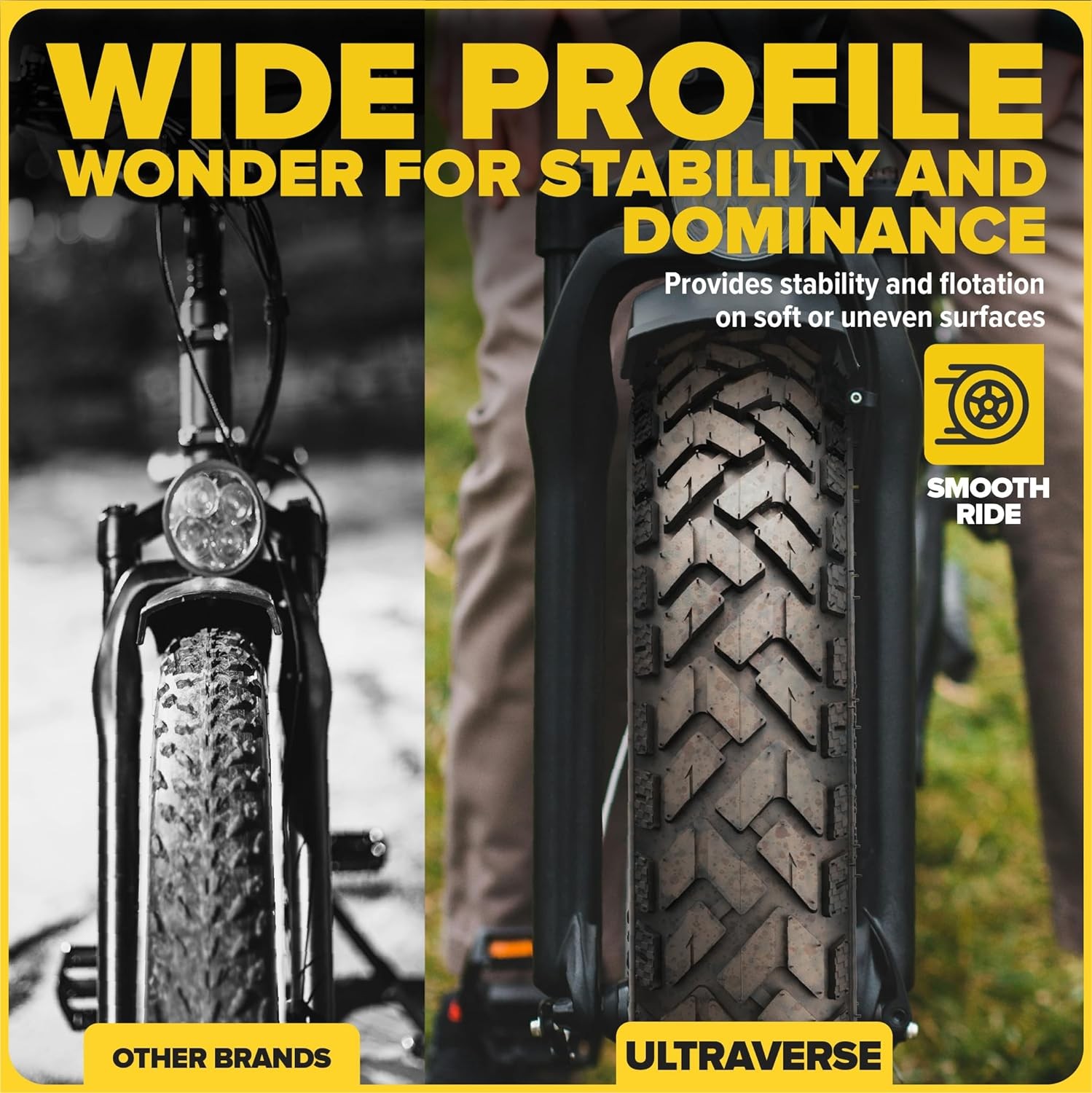 26X4 E-Bike Fat Tire - Robust, High-Performance 26Inch Fat Tyre for MTB and Ebik