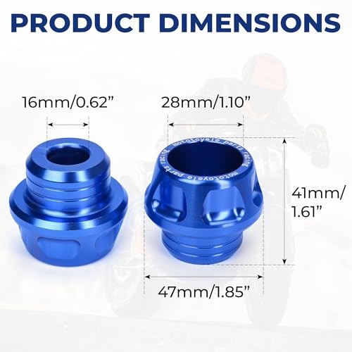 Front Fork Frame Sliders Wheel Crash Protectors – Universal Moped Motorcycle