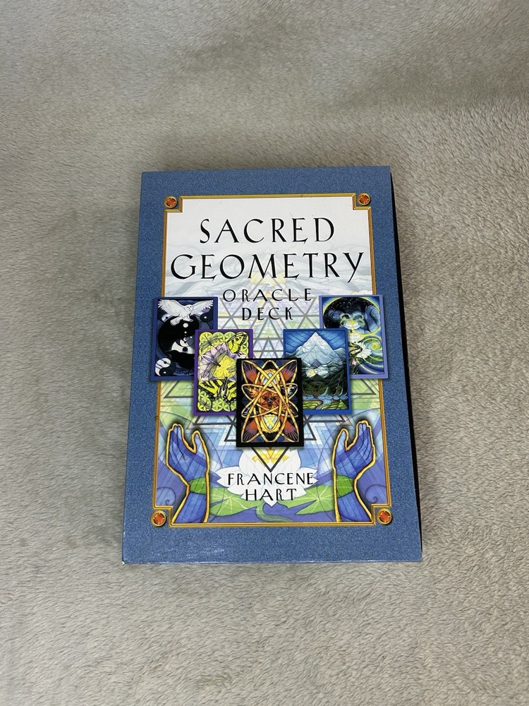 Sacred Geometry Oracle Tarot Deck Cards (64) Francene Hart EUC Ancient Science