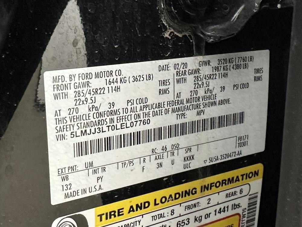 Camera/Projector Camera Windshield Mounted Fits 18-22 NAVIGATOR 2807920