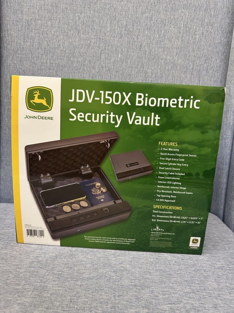 john deere JDV-150X Biometric Security Vault