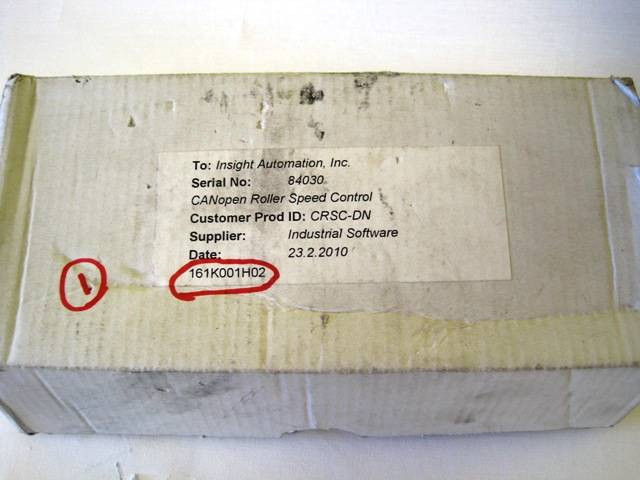 NEW Industrial Software ConveyTrax CANOpen Roller Speed Control