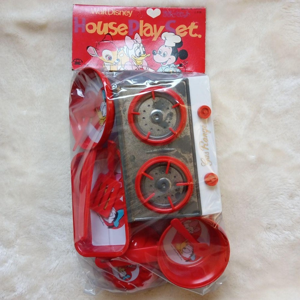 Showa retro! mickey mouse kitchen set