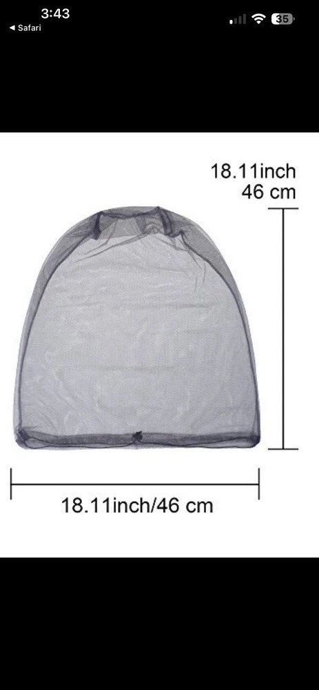 Hestya Mosquito Face/Head Mesh Net