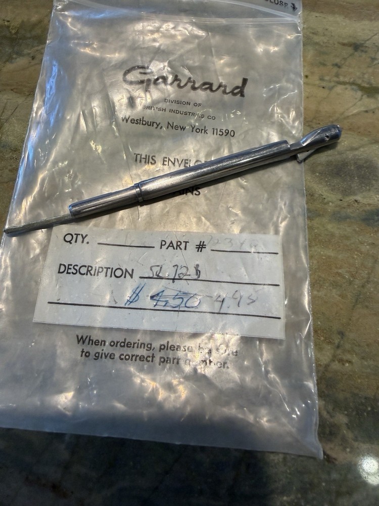 Garrard Multi Play Stacking Turntable Spindle for Zero 100 / 100C /2000B Models