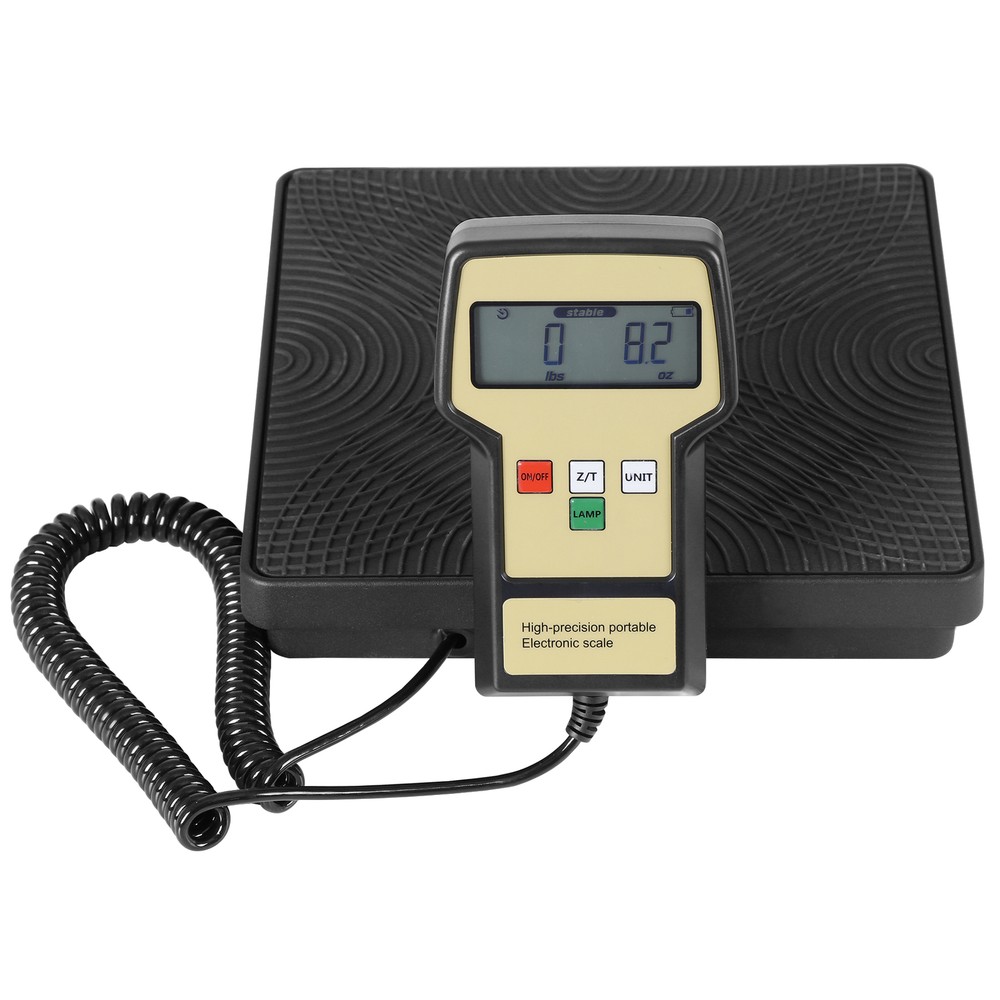 Compact  Portable Refrigerant Charging Scale Non Slip Textured Rubber Platform
