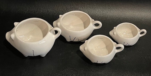 Rae Dunn Pig Measuring Cups