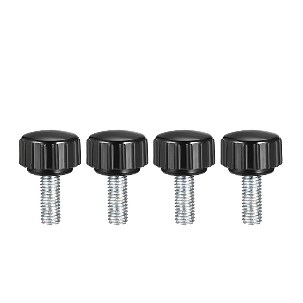 M5 x 15mm male thread knurled locking knobs 4 pcs