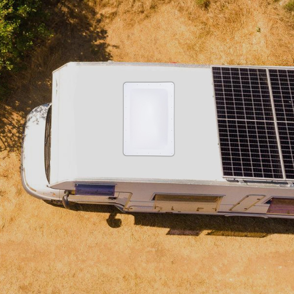 Premium RV Skylight Replacement - Durable White PC Dome for Campers