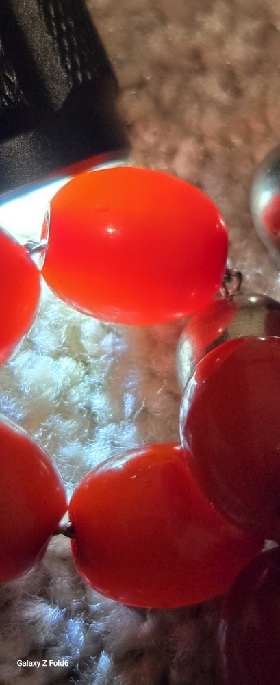 Antique cherry Bakelite Beads