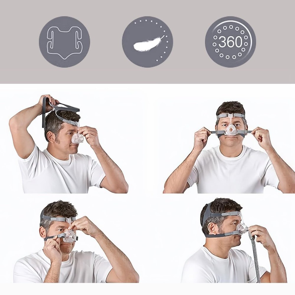 Replacement Frame System for Mirage Fx, Reuse Widened, Nasal Guard Widened