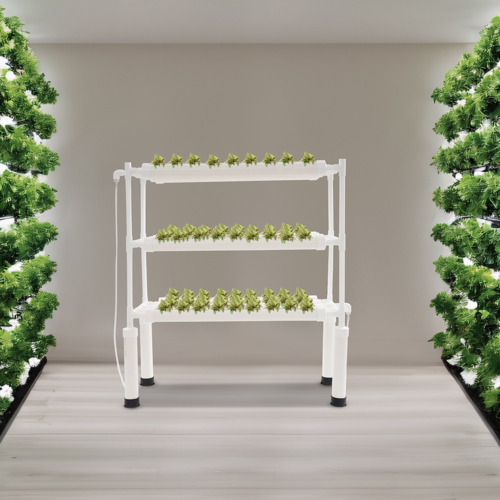 Vertical Hydroponics Growing Kit Hydroponic Rack 108-Hole Hydroponic Growing Kit