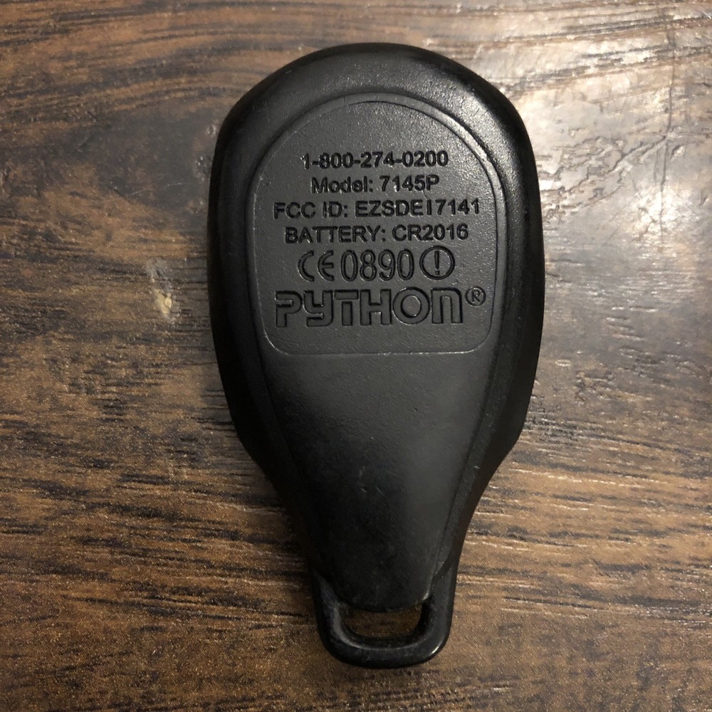 4-button PYTHON Keyfob Remote (7145P) FCC ID EZSDEI7141