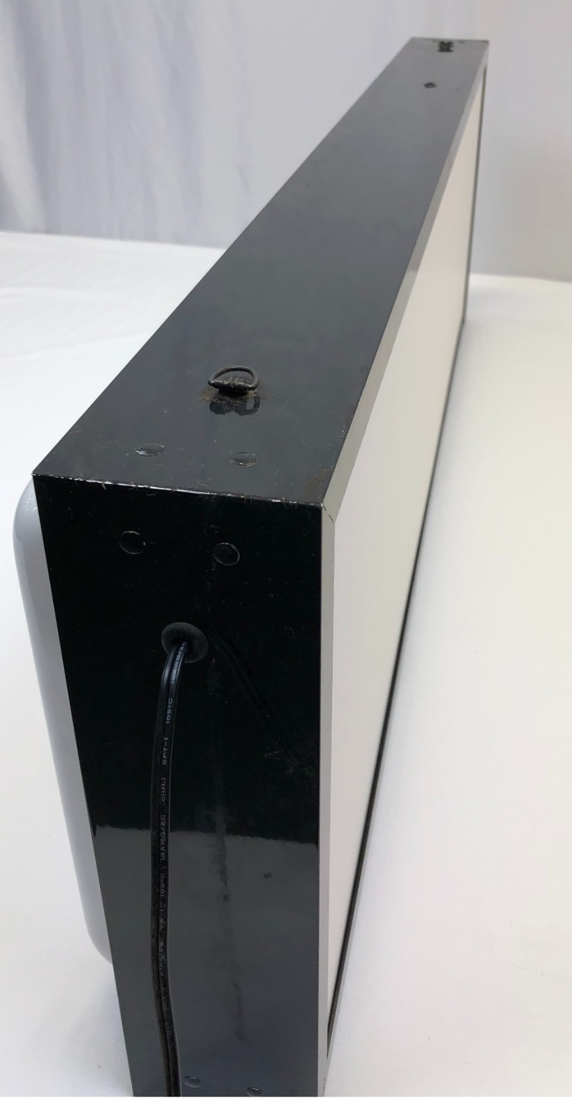 Cooper Tire Lighted Dealer Sign White Blue Letters Single Sided Hanging