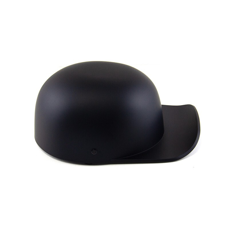 Retro Open Face Motorcycle Helmet Baseball Cap Hat With Mask Solid US