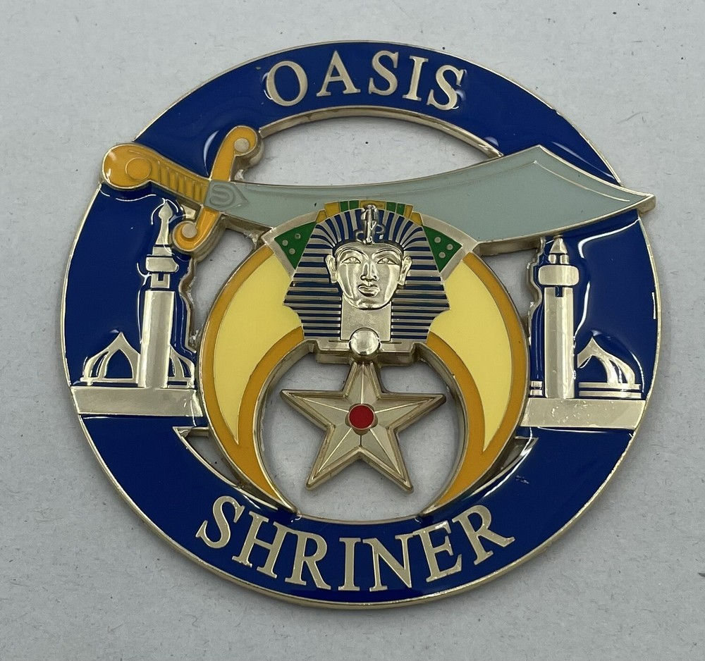 OASIS SHRINER Cut Out Car Emblem