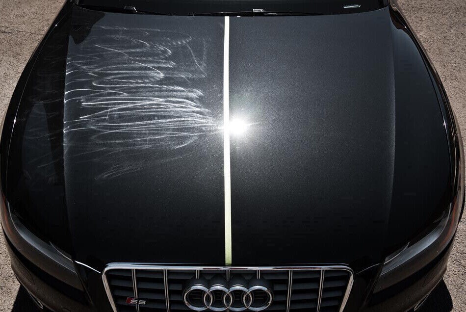 Polishing Compound & Scratch Remover Paste Car Buffer 10oz Pure White Formula HS