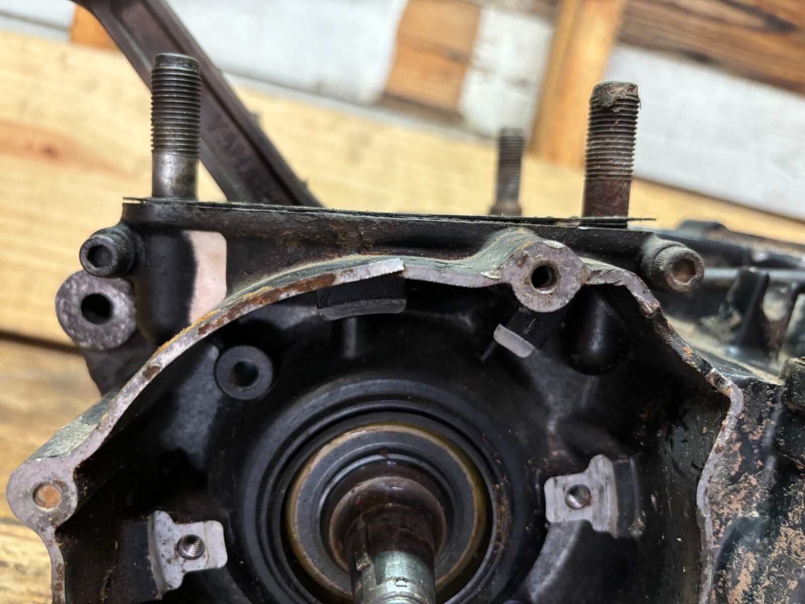 1982 Yamaha YZ490 Engine Bottom End Crank Case Transmission YZ 490