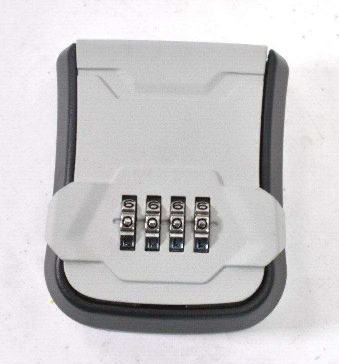 4 Digit Combination Padlock Security Key Storage Box For Door Lock Set