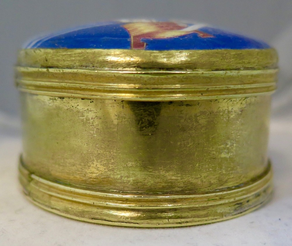 Vintage Erotic Enamel Box