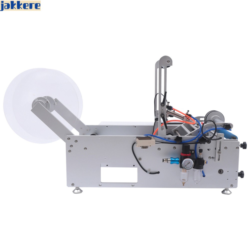 LT-190 Semi Automatic Round Bottle Labeling Machine Label Marking Machine 300W