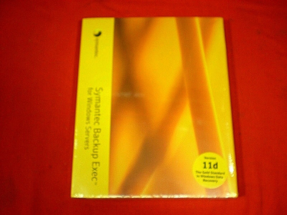 SYMANTEC BACKUP DATA RECOVERY SOFTWARE PC EXEC FOR WINDOWS SERVERS V11D