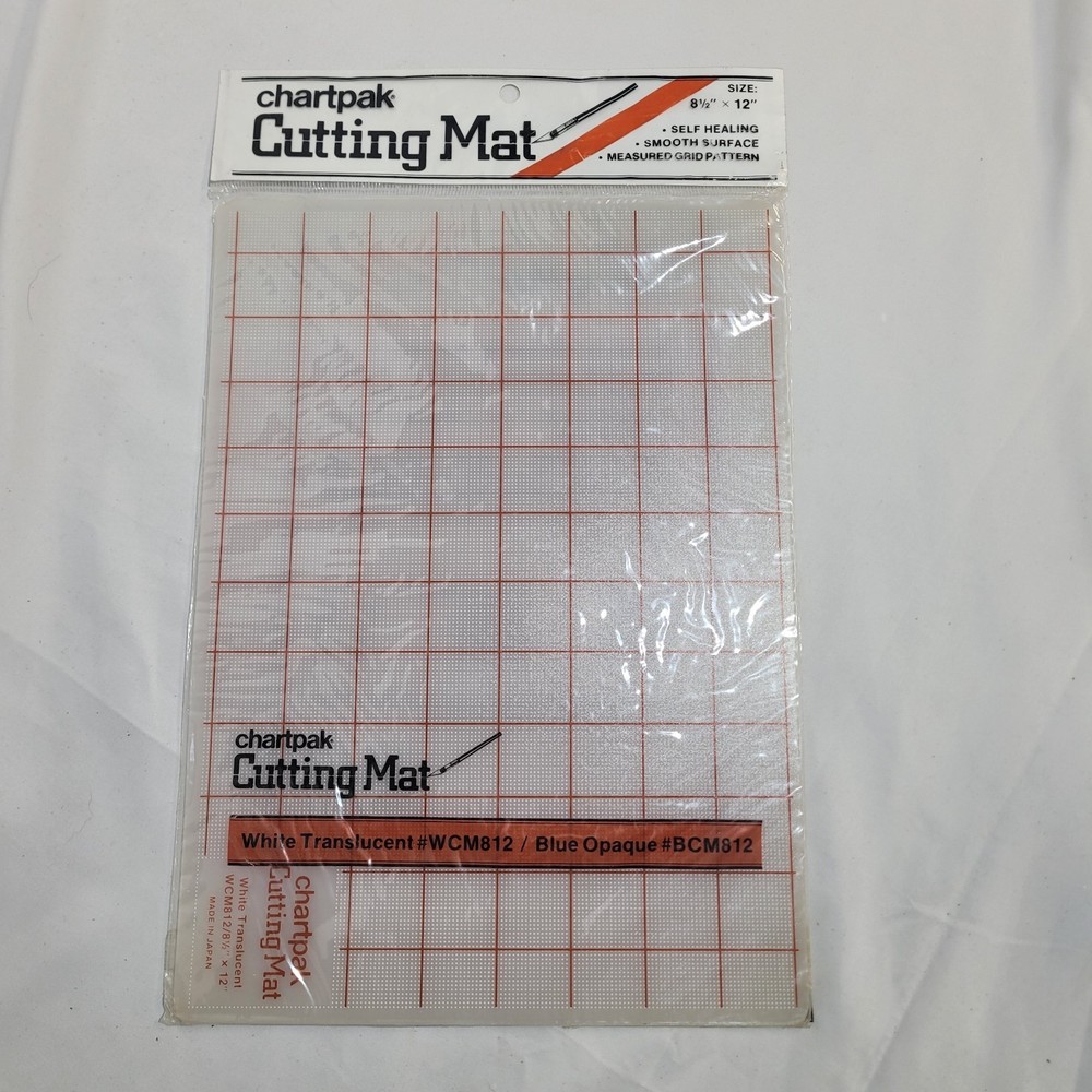 2 Pack Chartpak Cutting Mat 8.5"x12" & Alvin Cutting Mat GM0812