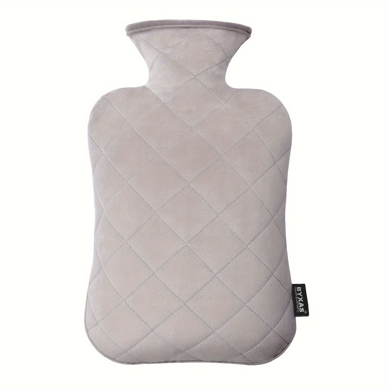 Hot Water Bottle with Soft Cover, 2L Hot Water Bag