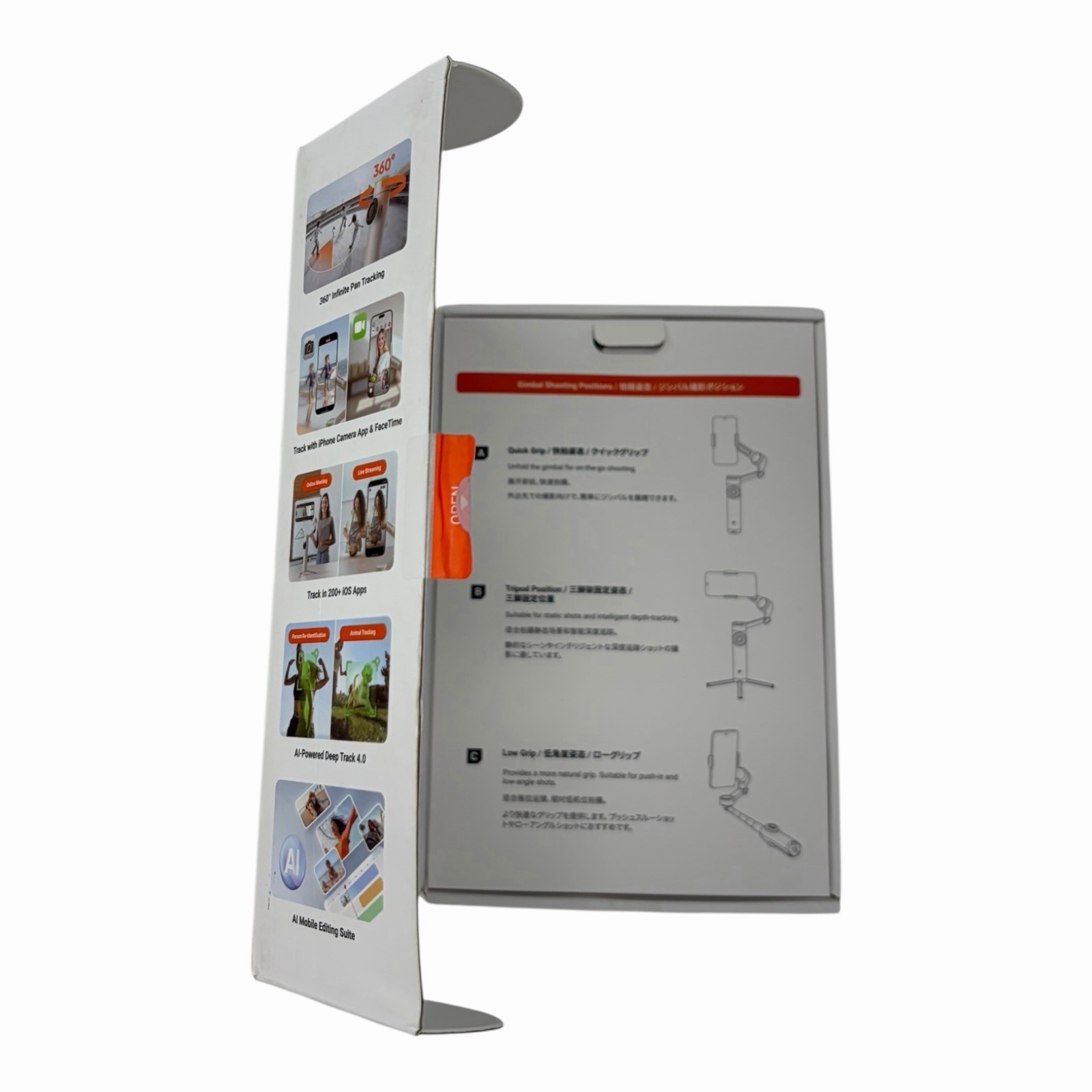 Flow 2 Pro 3-Axis AI-Powered Smartphone Gimbal Creator Bundle - Stone Gray